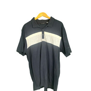 Mens Sean John Polo Shirt 2XL Blue Gray Shirt XXL Cotton Urban Streetwear